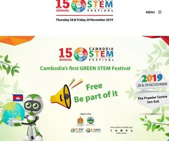 Stemcambodia.org(STEM Cambodia) Screenshot