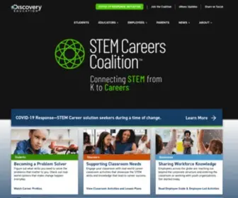Stemcareerscoalition.org(STEM Careers Coalition) Screenshot
