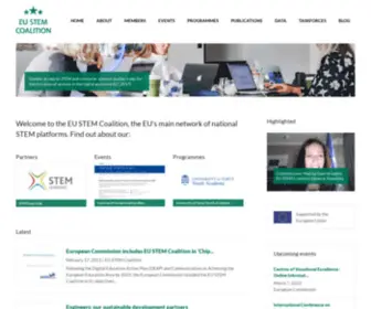 Stemcoalition.eu(EU STEM Coalition) Screenshot