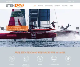 Stemcrew.org(Free STEM Resources (Teaching & Remote Learning)) Screenshot