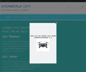 Stemeraldcity.com(Academic Tutoring and STEM Programs for Students in Coding) Screenshot
