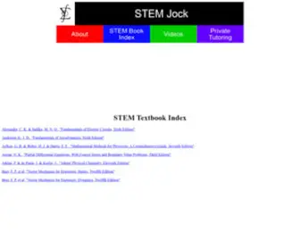 Stemjock.com(Solutions to STEM Textbooks) Screenshot