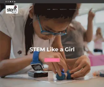 Stemlikeagirl.org(STEM Like a Girl) Screenshot