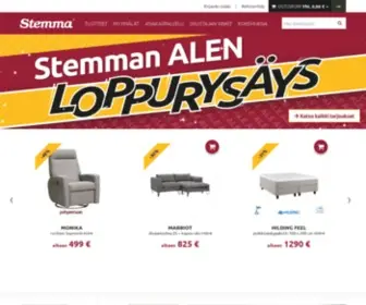 Stemma.fi(Stemma on aidosti kotimainen ja reilu huonekalukauppa) Screenshot