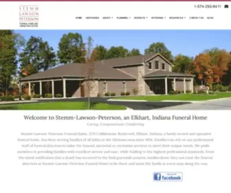 Stemmlawsonpeterson.com(Stemm-Lawson-Peterson Funeral & Cremation Center) Screenshot