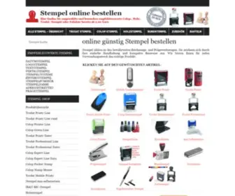 Stempel-Bestellen.com(Stempel online bestellen) Screenshot