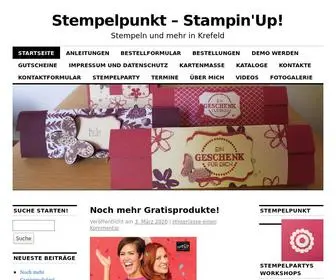Stempelpunkt.com(Stempeln und mehr in Krefeld) Screenshot