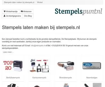Stempels.nl(Stempels laten maken bij) Screenshot