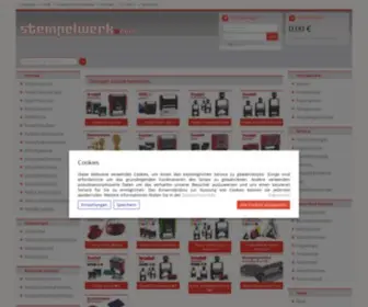 Stempelwerk.com(Stempel online bestellen) Screenshot