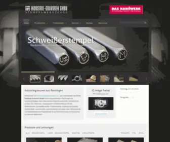 StempelwerkZeuge.com(Prägestempel) Screenshot