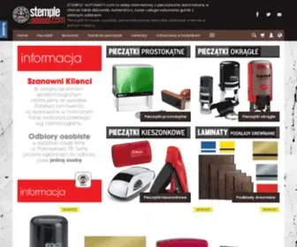 Stemple-Automaty.com(Świat pieczątek) Screenshot