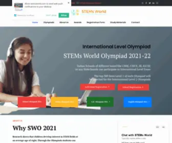 StemsWorld.com(STEMs World Olympiad 2021) Screenshot