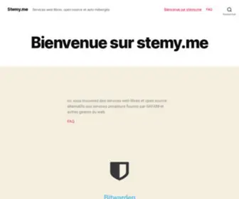 Stemy.me(YunoHost Admin) Screenshot