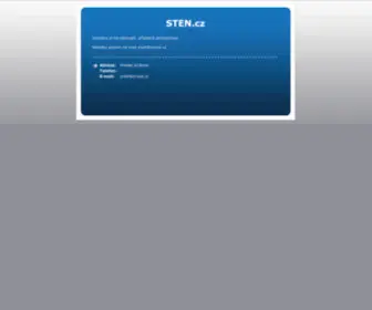 Sten.cz(S.r.o) Screenshot