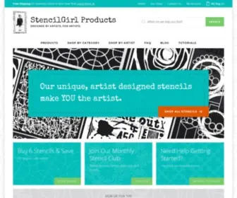 Stencilgirlproducts.com(Shop for Unique Artist) Screenshot