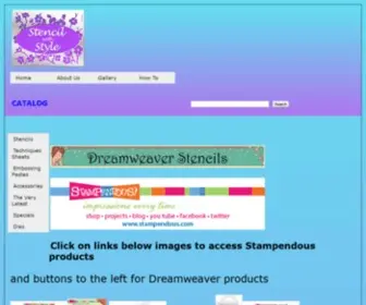 Stencilwithstyle.com(Dreamweaver Stencils) Screenshot