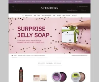 Stenders-Cosmetics.ch(STENDERS Bath and Body Care Cosmetics) Screenshot