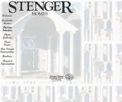 Stengerhomes.com(Stenger Homes) Screenshot