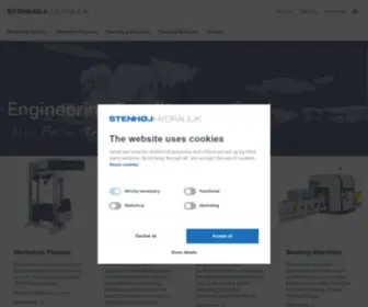 Stenhyd.com(Hydraulic workshop press) Screenshot