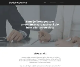 Stenlundsgruppen.se(Hem) Screenshot