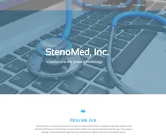 Stenomed.com(StenoMed, Inc) Screenshot