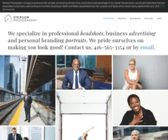 Stensonphotography.com(Business Photographer In Toronto) Screenshot