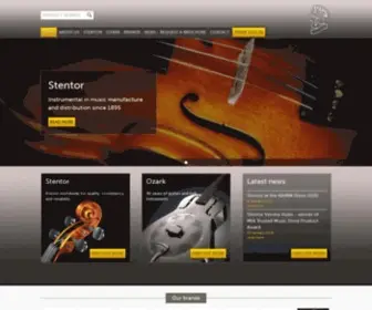 Stentor-Music.com(Home) Screenshot