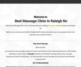 Stepabovemassage.com(Best massage you've ever had) Screenshot