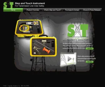 Stepandtouch.com(Step and Touch Instrument for Transmission Line Crew Safety) Screenshot