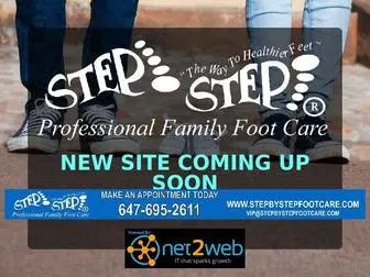 Stepbystepfootcare.com(Professional Family Foot Care) Screenshot