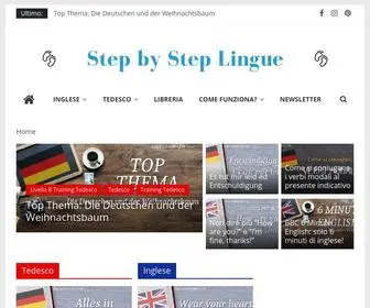 Stepbysteplingue.com(Step by Step Lingue) Screenshot
