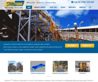 Stepform.com.au(Fix access platform) Screenshot