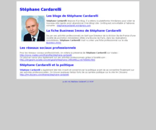 Stephane-Cardarelli.fr(Stephane Cardarelli) Screenshot