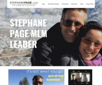 Stephanepage.com(Life Is Made Up Of Adventures) Screenshot