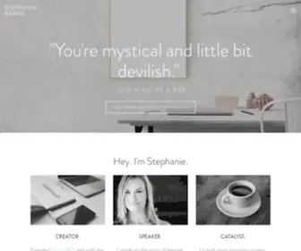Stephanie-Burns.com(Personal Branding) Screenshot