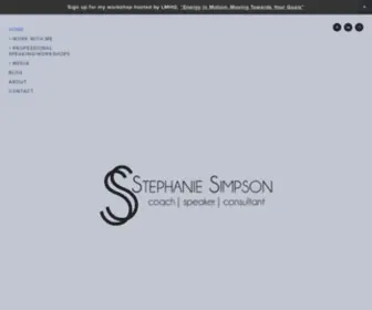 Stephanie-Simpson.com(Stephanie Simpson) Screenshot