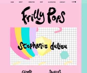 Stephaniedulieu.com(Frilly Pops) Screenshot