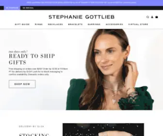 Stephaniegottlieb.com(Stephanie Gottlieb a leading jewelry designer. Her store) Screenshot