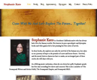 Stephaniekatoauthor.com(Stephanie Kato) Screenshot