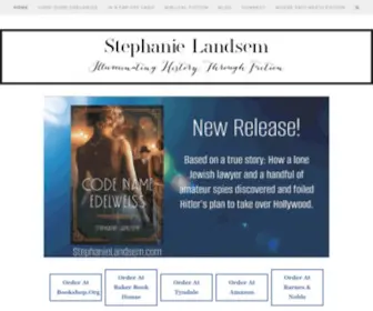 Stephanielandsem.com(Stephanie Landsem) Screenshot