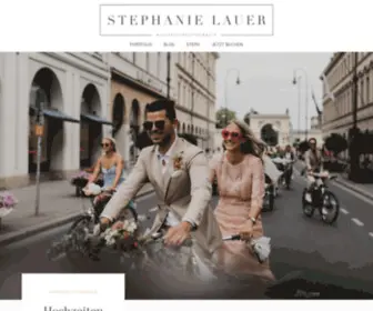 Stephanielauer.com(Fotograf für Hochzeit in München) Screenshot