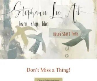 Stephanieleeart.com(Stephanie Lee) Screenshot