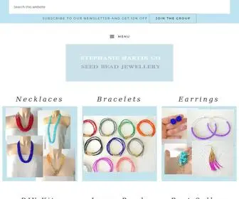 Stephaniemartinco.com(The Best Seed Bead Jewellery) Screenshot