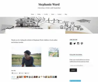 Stephaniemward.com(Notes from a Writer with Wanderlust) Screenshot