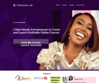 Stephanieobi.com(Stephanie Obi) Screenshot