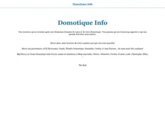 Stephany.info(Domotique Info) Screenshot