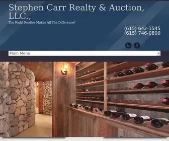 Stephencarrproperties.com(Turn to Stephen Carr Realty & Auction) Screenshot