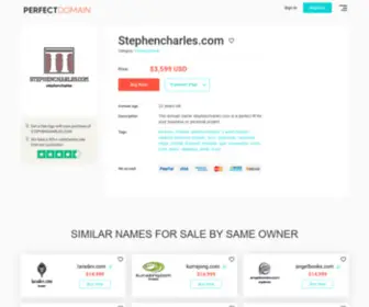 Stephencharles.com(Stephencharles) Screenshot