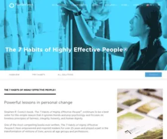 Stephencovey.com(The 7 Habits of Highly Effective People the) Screenshot