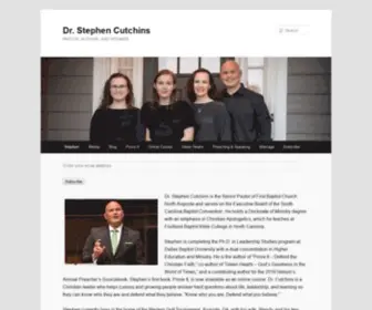 Stephencutchins.com(Dr. Stephen Cutchins) Screenshot